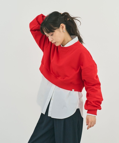 STELLA FISH(ステラフィッシュ)の「ショート丈スウェット(スウェット・レディース・レッド/杢グレー/チャコールグレー・FREE)」の20枚目の写真
