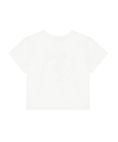 NICK&NICOLE(ニックアンドニコール)の「NICOLE ROSE CROP TOP_WHITE(Tシャツ/カットソー・レディース・その他・FREE)」の2枚目の写真