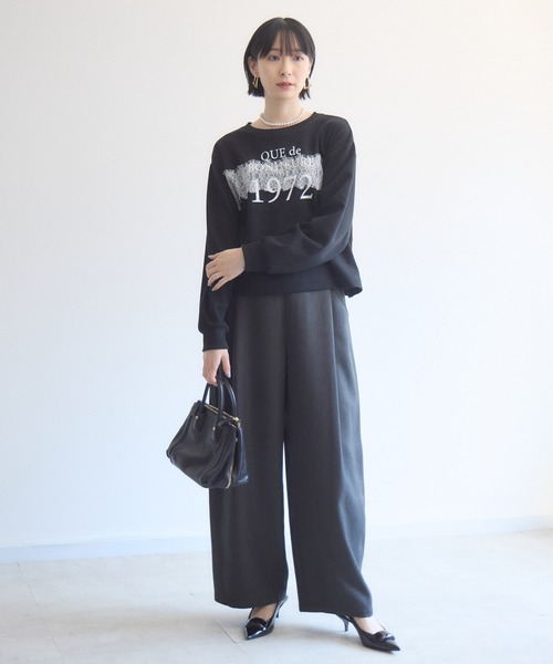Paradise Picnic(パラダイスピクニック)の「cloche 機能素材カーブパンツ(その他パンツ・レディース・ブラウン/チャコールグレー・FREE)」の11枚目の写真