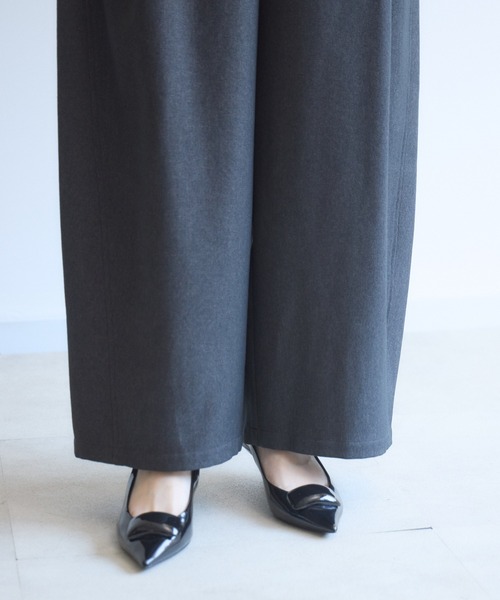 Paradise Picnic(パラダイスピクニック)の「cloche 機能素材カーブパンツ(その他パンツ・レディース・ブラウン/チャコールグレー・FREE)」の21枚目の写真