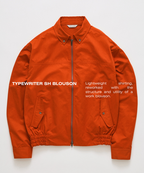 JOURNAL STANDARD（ジャーナルスタンダード）の「タイプライター シャツ ブルゾン（ブルゾン・メンズ・ブラック/ベージュ/オレンジ・MEDIUM/LARGE）」の3枚目の写真