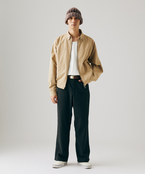JOURNAL STANDARD（ジャーナルスタンダード）の「タイプライター シャツ ブルゾン（ブルゾン・メンズ・ブラック/ベージュ/オレンジ・MEDIUM/LARGE）」の11枚目の写真