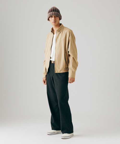 JOURNAL STANDARD（ジャーナルスタンダード）の「タイプライター シャツ ブルゾン（ブルゾン・メンズ・ブラック/ベージュ/オレンジ・MEDIUM/LARGE）」の12枚目の写真