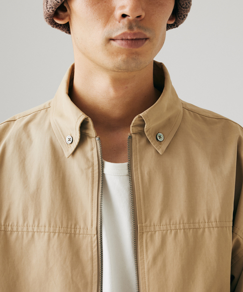 JOURNAL STANDARD（ジャーナルスタンダード）の「タイプライター シャツ ブルゾン（ブルゾン・メンズ・ブラック/ベージュ/オレンジ・MEDIUM/LARGE）」の19枚目の写真