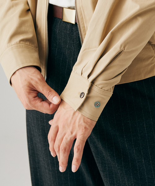 JOURNAL STANDARD（ジャーナルスタンダード）の「タイプライター シャツ ブルゾン（ブルゾン・メンズ・ブラック/ベージュ/オレンジ・MEDIUM/LARGE）」の21枚目の写真