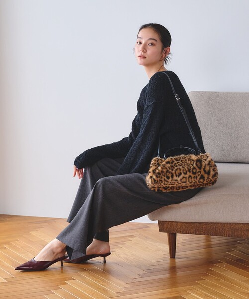 BEAUTY&YOUTH UNITED ARROWS(ビューティーアンドユースユナイテッドアローズ)の「ファーライク 2WAY スクエア トートバッグ(ショルダーバッグ・レディース・ベージュ/その他2/その他1・FREE)」の8枚目の写真