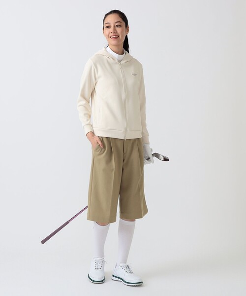 BEAMS GOLF(ビームスゴルフ)の「PURPLE LABEL / ボンディングジャージ フルジップ パーカー(スウェット・レディース・ネイビー/ホワイト系その他5・L/M/S)」の13枚目の写真
