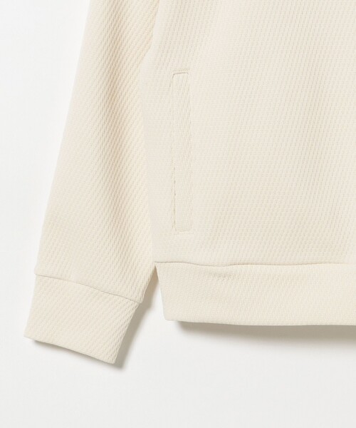 BEAMS GOLF(ビームスゴルフ)の「PURPLE LABEL / ボンディングジャージ フルジップ パーカー(スウェット・レディース・ネイビー/ホワイト系その他5・L/M/S)」の5枚目の写真