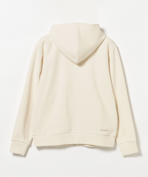 BEAMS GOLF(ビームスゴルフ)の「PURPLE LABEL / ボンディングジャージ フルジップ パーカー(スウェット・レディース・ネイビー/ホワイト系その他5・L/M/S)」の6枚目の写真