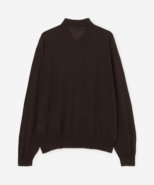 ROBERTO COLLINA(ロベルトコリーナ)の「roberto collina | 〈別注〉メリノウール ニットシャツカーディガン MEN(ニット/セーター・メンズ・ブラウン系その他/グレー系その他・48/50)」の4枚目の写真