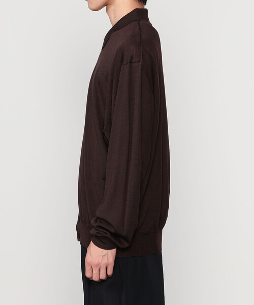 ROBERTO COLLINA(ロベルトコリーナ)の「roberto collina | 〈別注〉メリノウール ニットシャツカーディガン MEN(ニット/セーター・メンズ・ブラウン系その他/グレー系その他・48/50)」の10枚目の写真
