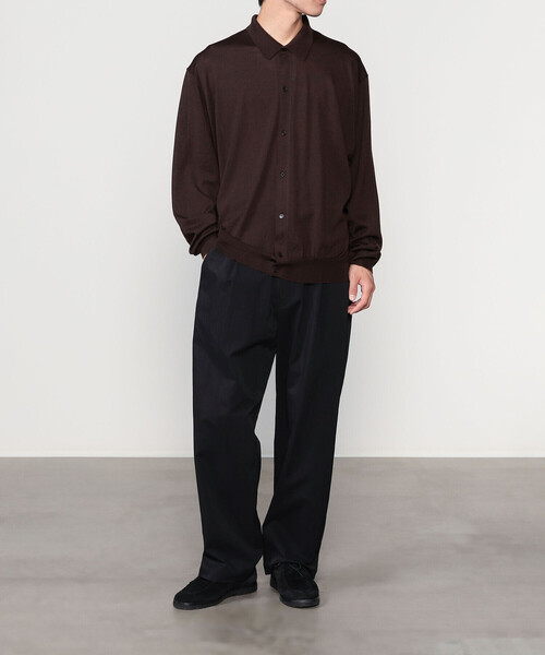 ROBERTO COLLINA(ロベルトコリーナ)の「roberto collina | 〈別注〉メリノウール ニットシャツカーディガン MEN(ニット/セーター・メンズ・ブラウン系その他/グレー系その他・48/50)」の13枚目の写真