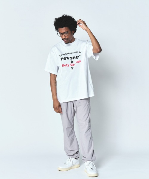 reversal.dogi.design.works(リバーサル・ドーギ・デザイン・ワークス)の「<reversal/リバーサル>rvddw HALL SEATING CHART COTTON TEE(Tシャツ/カットソー・メンズ・ホワイト/ブラック・L/M/XL)」の7枚目の写真