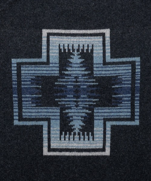 PENDLETON(ペンドルトン)の「PENDLETON/ペンドルトン シェットランドウール クルーネック(ニット/セーター・メンズ・タン/ブラック/ヘザーグレー・SMALL/LARGE/MEDIUM)」の5枚目の写真