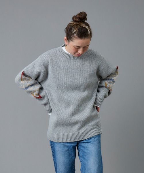 PENDLETON(ペンドルトン)の「PENDLETON/ペンドルトン シェットランドウール クルーネック(ニット/セーター・メンズ・タン/ブラック/ヘザーグレー・SMALL/LARGE/MEDIUM)」の10枚目の写真