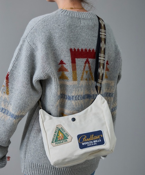 PENDLETON(ペンドルトン)の「PENDLETON/ペンドルトン シェットランドウール クルーネック(ニット/セーター・メンズ・タン/ブラック/ヘザーグレー・SMALL/LARGE/MEDIUM)」の15枚目の写真