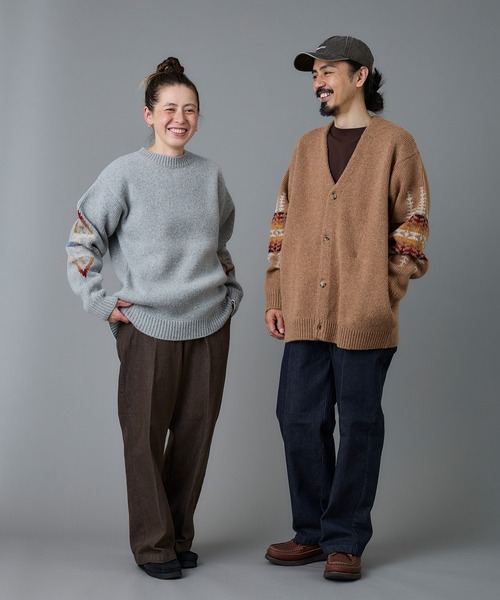 PENDLETON(ペンドルトン)の「PENDLETON/ペンドルトン シェットランドウール クルーネック(ニット/セーター・メンズ・タン/ブラック/ヘザーグレー・SMALL/LARGE/MEDIUM)」の18枚目の写真