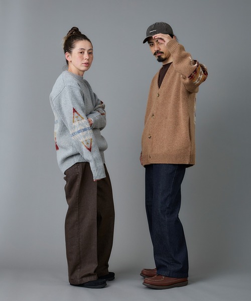 PENDLETON(ペンドルトン)の「PENDLETON/ペンドルトン シェットランドウール クルーネック(ニット/セーター・メンズ・タン/ブラック/ヘザーグレー・SMALL/LARGE/MEDIUM)」の19枚目の写真
