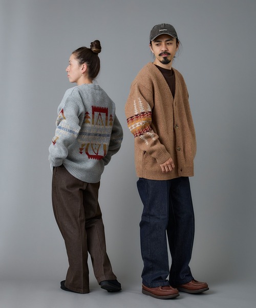 PENDLETON(ペンドルトン)の「PENDLETON/ペンドルトン シェットランドウール クルーネック(ニット/セーター・メンズ・タン/ブラック/ヘザーグレー・SMALL/LARGE/MEDIUM)」の20枚目の写真