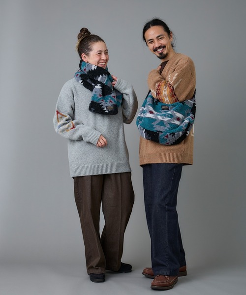 PENDLETON(ペンドルトン)の「PENDLETON/ペンドルトン シェットランドウール クルーネック(ニット/セーター・メンズ・タン/ブラック/ヘザーグレー・SMALL/LARGE/MEDIUM)」の22枚目の写真
