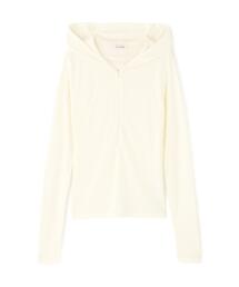 SHEER AIRY ZIP HOODIE（パーカー）｜CLANE（クラネ）のファッション
