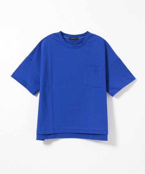 AMERICAN RAG CIE(アメリカンラグシー)の「クルーネック半袖ポケットTシャツ(Tシャツ/カットソー・レディース・ホワイト/ブラック/ブルー・FREE)」の3枚目の写真