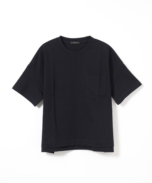 AMERICAN RAG CIE(アメリカンラグシー)の「クルーネック半袖ポケットTシャツ(Tシャツ/カットソー・レディース・ホワイト/ブラック/ブルー・FREE)」の1枚目の写真