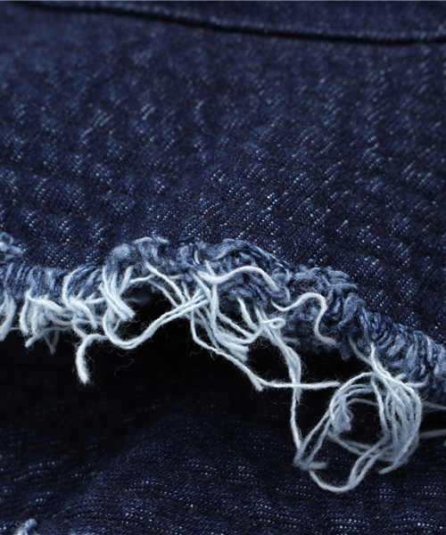 RAGEBLUE（レイジブルー）の「カットオフデニムハット/719650（ハット・メンズ・ネイビー/ライトブルー・FREE）」の8枚目の写真