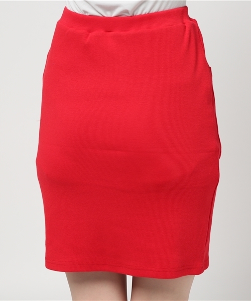 WEGO（ウィゴー）の「WEGO/ポケットスリットタイトスカート（スカート・レディース・レッド/ブラック・FREE）」の7枚目の写真