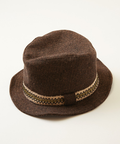 チャイハネ（チャイハネ）の「【チャイハネ】ヘリンボーンハット（ハット・メンズ・ライトブラウン/グレー/ダークブラウン・FREE）」の3枚目の写真