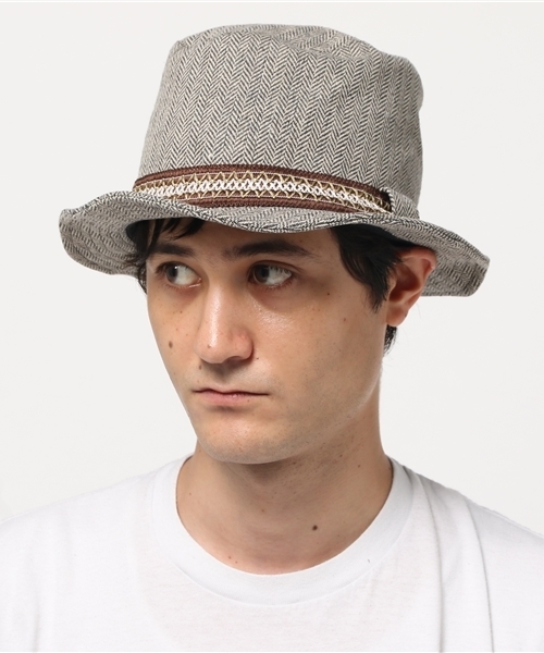 チャイハネ（チャイハネ）の「【チャイハネ】ヘリンボーンハット（ハット・メンズ・ライトブラウン/グレー/ダークブラウン・FREE）」の12枚目の写真