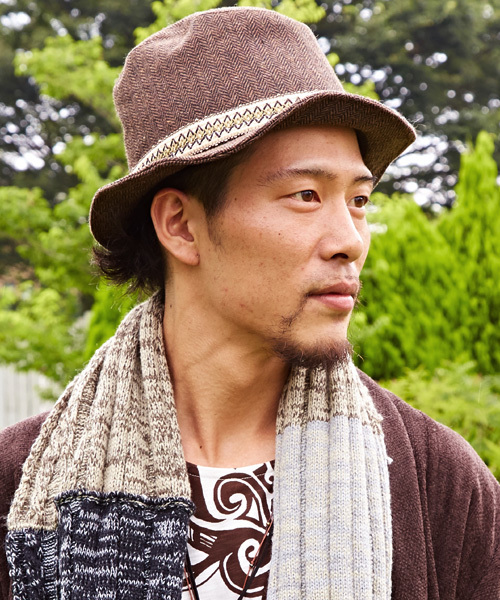 チャイハネ（チャイハネ）の「【チャイハネ】ヘリンボーンハット（ハット・メンズ・ライトブラウン/グレー/ダークブラウン・FREE）」の13枚目の写真