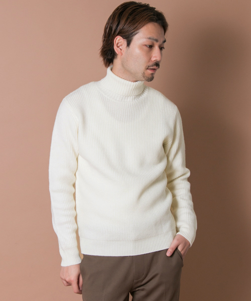 URBAN RESEARCH（アーバンリサーチ）の「UR ウール片畦タートルネック