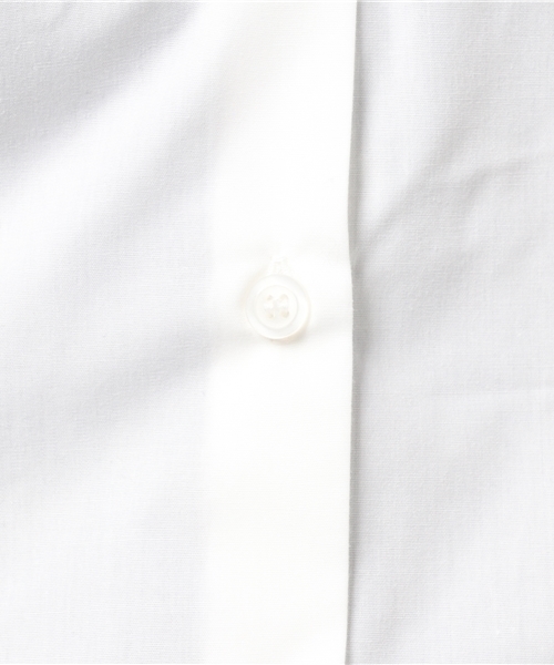 Denime(ドゥニーム)の「ボリュームスリーブシャツ(シャツ/ブラウス・レディース・ブルー/ホワイト・FREE)」の9枚目の写真