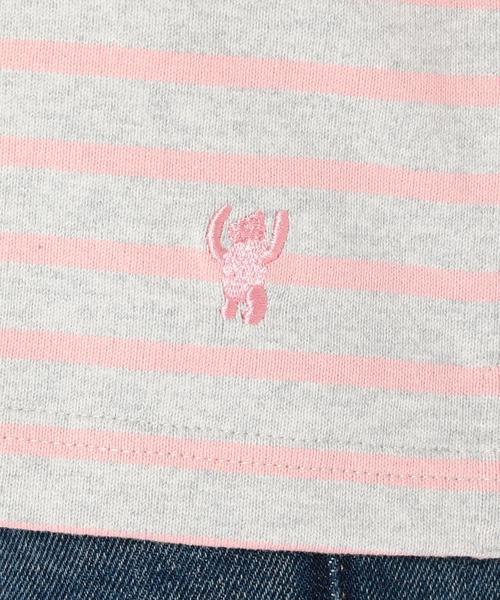 coen(コーエン)の「パネルボーダープルオーバーカットソー(Tシャツ/カットソー・レディース・ネイビー/ホワイト/ピンク/ライトブルー・LARGE/MEDIUM)」の20枚目の写真