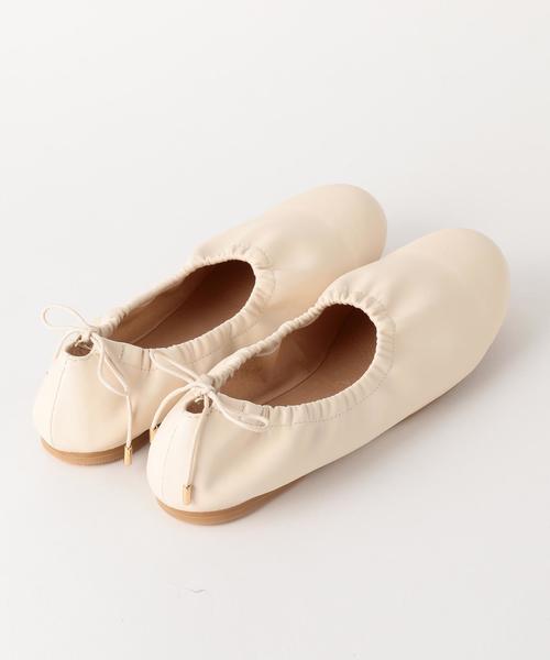 Another Edition(アナザーエディション)の「リボンフラット◆(バレエシューズ・レディース・ブラック/ナチュラル・SMALL/LARGE/MEDIUM)」の8枚目の写真