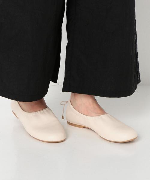 Another Edition(アナザーエディション)の「リボンフラット◆(バレエシューズ・レディース・ブラック/ナチュラル・SMALL/LARGE/MEDIUM)」の4枚目の写真