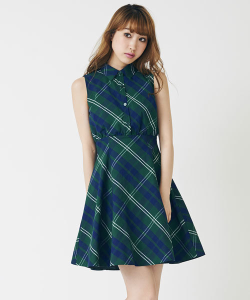 Titty Co ティティーアンドコー の チェック柄シャツワンピース シャツワンピース Wear