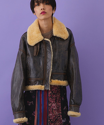 STUDIOUS | STUDIOUS HIGH アンティークレザービッグブルゾン【先行予約】(ブルゾン)