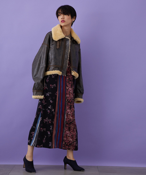 STUDIOUS（ステュディオス）の「アンティークレザービッグブルゾン