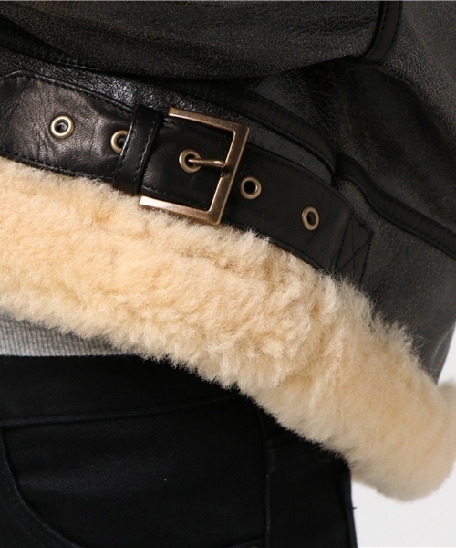 STUDIOUS（ステュディオス）の「アンティークレザービッグブルゾン