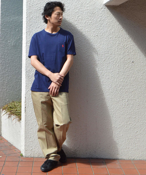 POLO RALPH LAUREN(ポロ ラルフ ローレン)の「Ralph Lauren/ポロ ラルフローレン ワンポイントロゴ クラシックコットン カットソー(Tシャツ/カットソー・メンズ・ブラック/ホワイト/ネイビー・M/L/S/XL)」の20枚目の写真