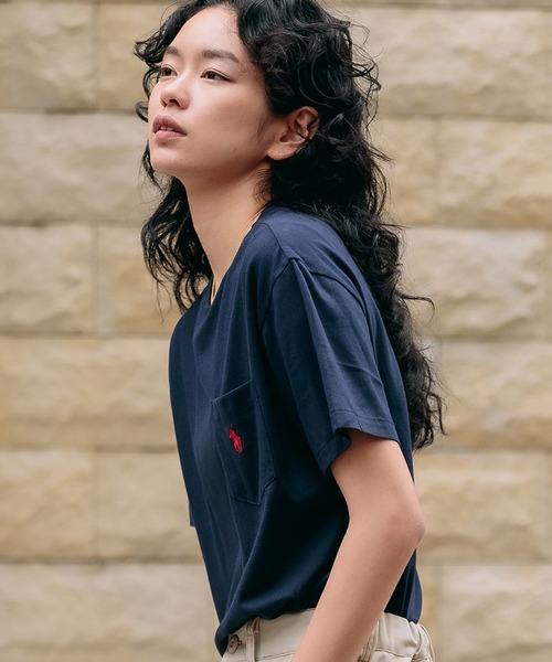 POLO RALPH LAUREN(ポロ ラルフ ローレン)の「Ralph Lauren/ポロ ラルフローレン ワンポイントロゴ クラシックコットン カットソー(Tシャツ/カットソー・メンズ・ブラック/ホワイト/ネイビー・M/L/S/XL)」の1枚目の写真