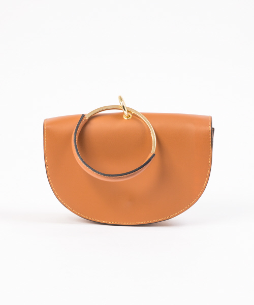 qualite（カリテ）の「【Maison Vincent】Ring bag（ハンドバッグ・レディース・ブラウン/レッド・フリー）」の4枚目の写真