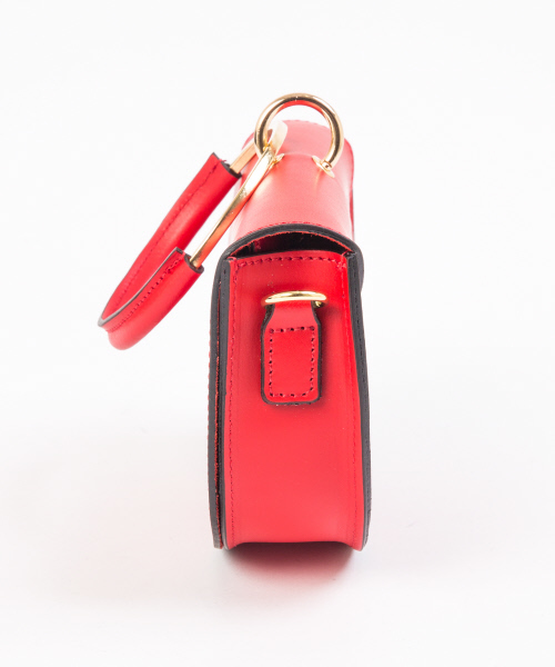 qualite（カリテ）の「【Maison Vincent】Ring bag（ハンドバッグ・レディース・ブラウン/レッド・フリー）」の9枚目の写真