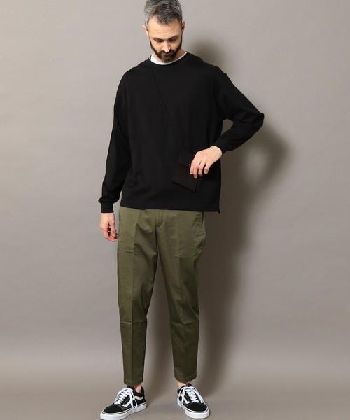 BEAUTY&YOUTH UNITED ARROWS（ビューティーアンドユースユナイテッドアローズ）の「BY サテン スリム アンクルパンツ ◆（その他パンツ・メンズ・ベージュ/ネイビー/オリーブ・X-LARGE/SMALL/MEDIUM/LARGE）」の10枚目の写真