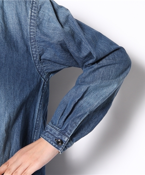 SHIPS for women（シップスフォーウィメン）の「liflattie:スキッパーチュニック（ワンピース・レディース・ブルー/ロイヤルブルー・ONE SIZE）」の8枚目の写真