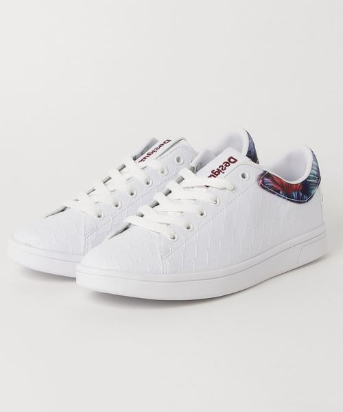 Desigual（デシグアル）の「「Desigual/デシグアル」SHOES_RETRO COURT ATLANTIS (トレーニングシューズ)（スニーカー・レディース・ホワイト系その他・38inch/37inch/39inch/40inch）」の5枚目の写真