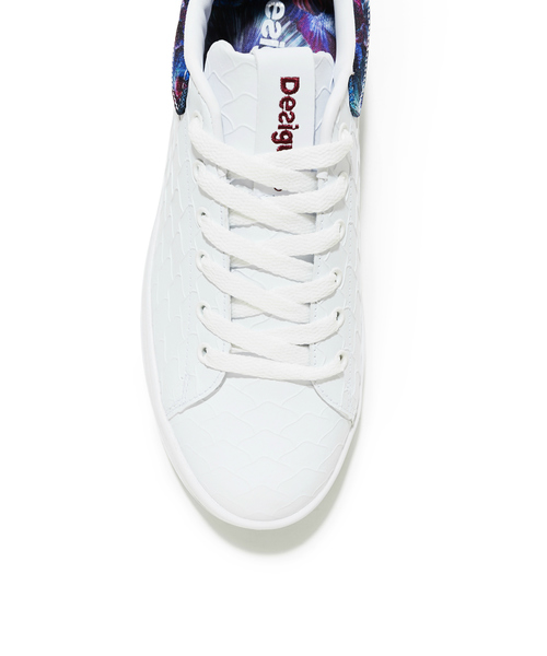 Desigual（デシグアル）の「「Desigual/デシグアル」SHOES_RETRO COURT ATLANTIS (トレーニングシューズ)（スニーカー・レディース・ホワイト系その他・38inch/37inch/39inch/40inch）」の4枚目の写真