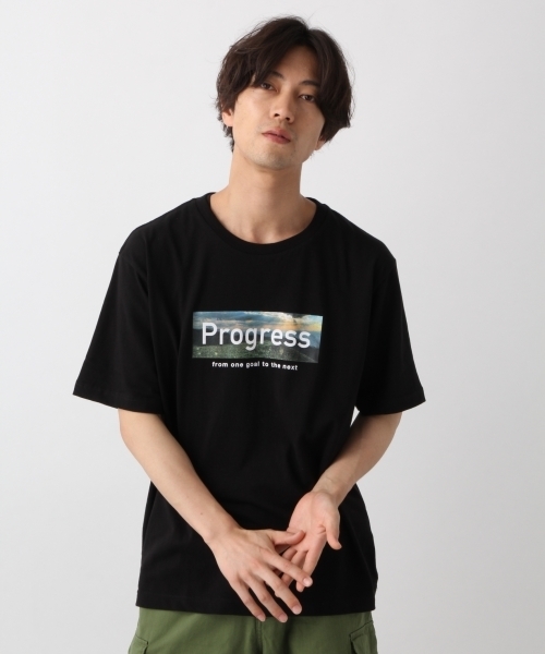 RAGEBLUE（レイジブルー）の「20プリントTシャツ/795904（Tシャツ/カットソー・メンズ・ホワイト/オフホワイト/ブラック/グレー系その他/その他8/その他4・MEDIUM/SMALL/LARGE/X-LARGE）」の4枚目の写真